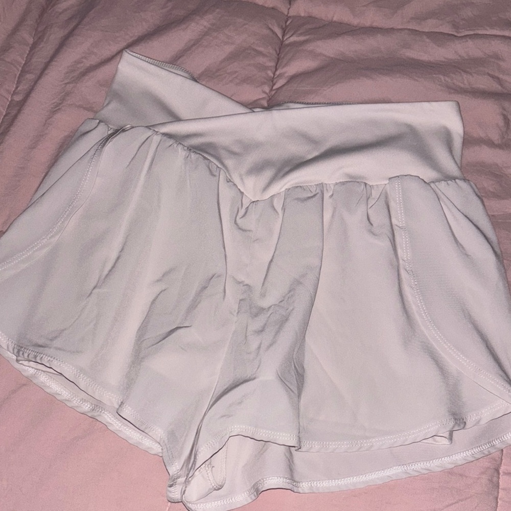 PacSun Women's Athletic White Shorts